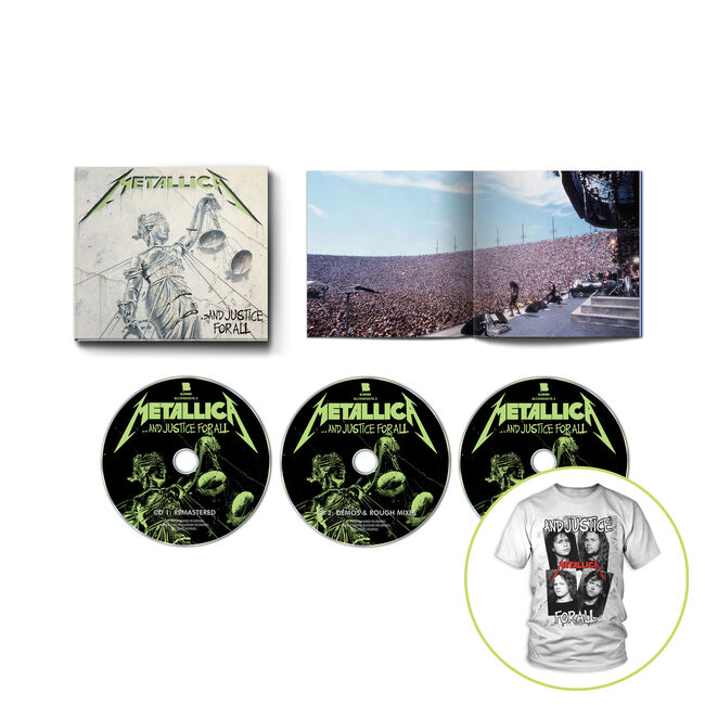 ...And Justice For All (Remastered) - 3-CD Expanded Edition & Men's T-Shirt Bundle, , hi-res